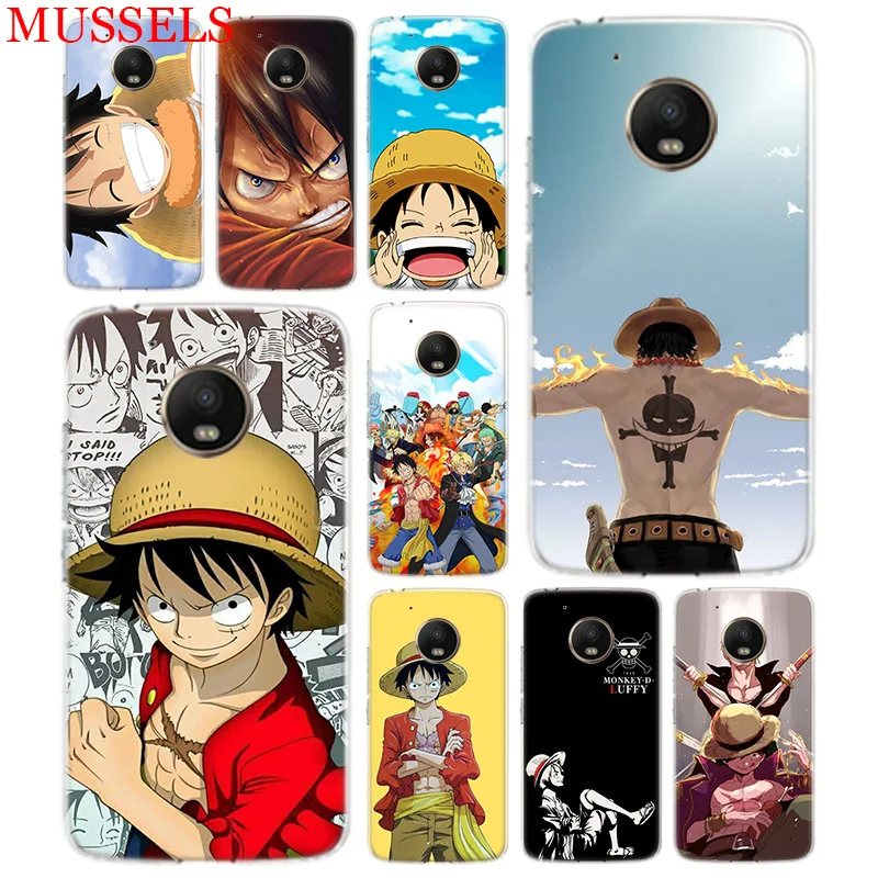 

One Piece Anime Phone Case For Motorola Moto G7 G6 G5S G5 E4 Plus G4 E5 Play Gift Fit Patterned Customized Coque Cover Shell