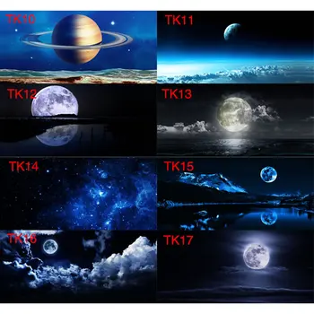 

Free Shipping HD Mysterious Starry Sky Picture Fish Tank Background Aquarium Decoration Poster With Glue On Surface