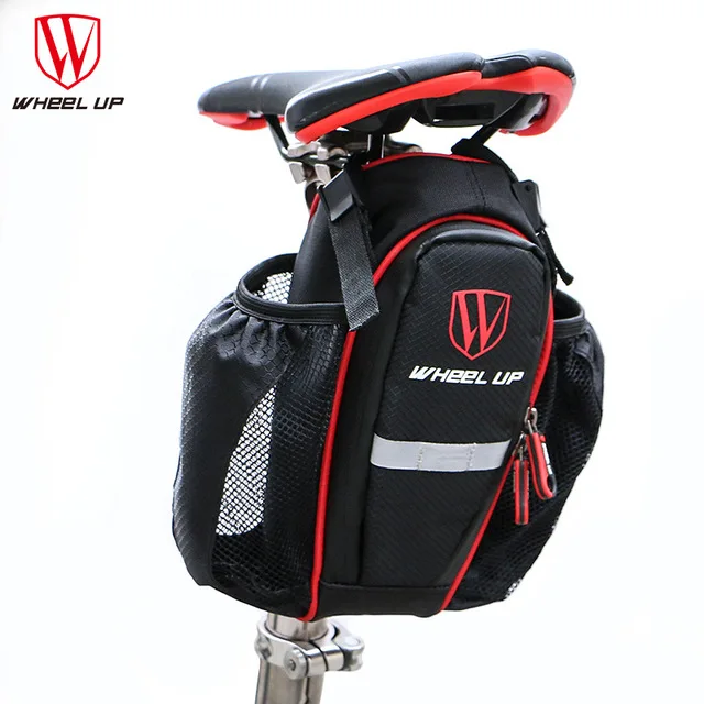 WHEEL UP 2 Pockets Bike Bag Bicycle Seatpost Bag For MTB Road Bike Seat