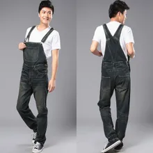 Новая мода Reminisced Мужские Винтажные Брюки повседневные джинсы FESTA JUNINA Свободные Комбинезоны большого размера на молнии джинсовый комбинезон мужские брюки