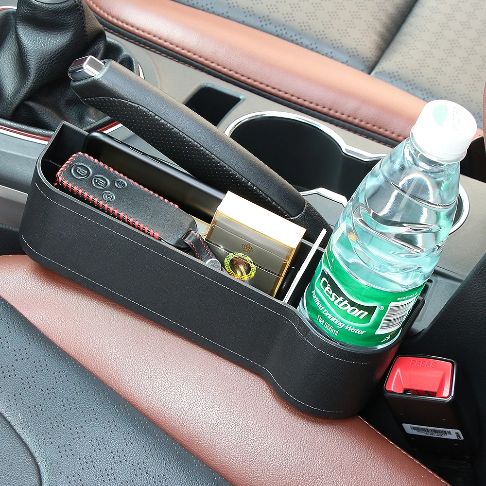 

Universal Car Seat Gap Storage Box Organizer for Citroen C4 C5 Picasso Hyundai Solaris I30 Ix35 Creta Opel astra Mokka