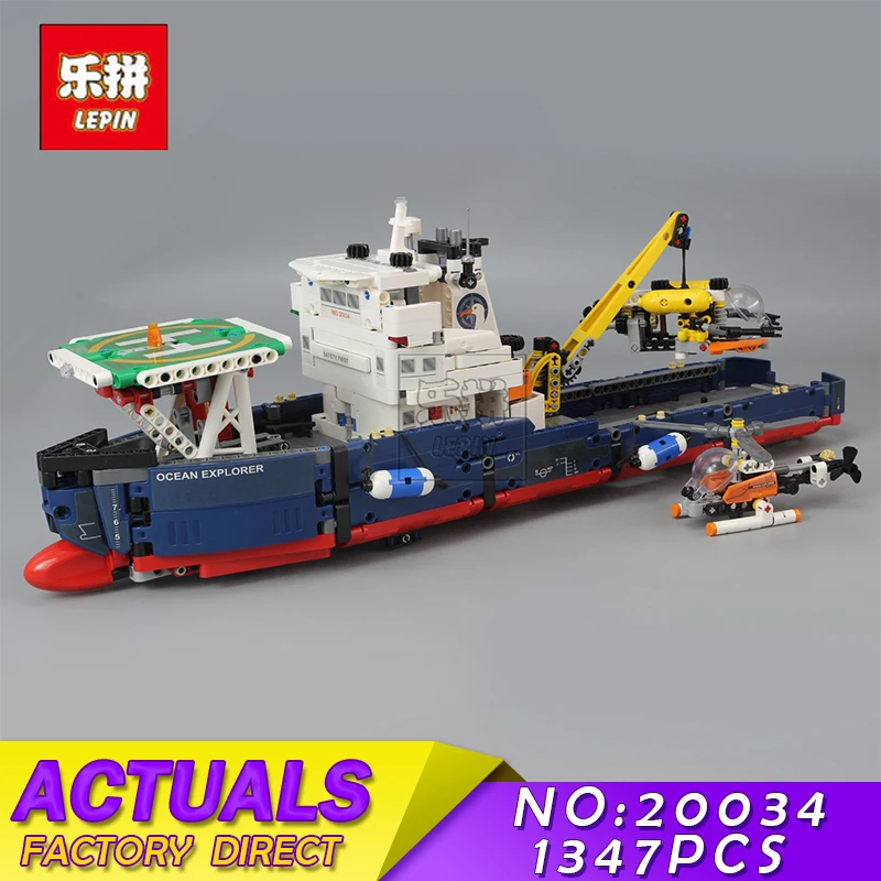 

LEPIN 20034 1347pcs Genuine New Technic Series The Searching Ship Set Educational Building Blocks Bricks Toys for Children 42064