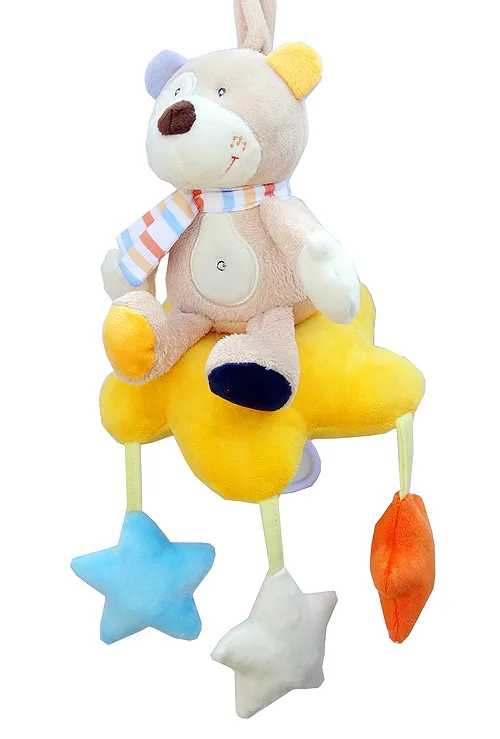 YOOAP  Baby Animal Clip Rattles Toy Kids Soft Plush Toy Infant Stroller/Bed/Crib Hanging Toys  baby toys for educational