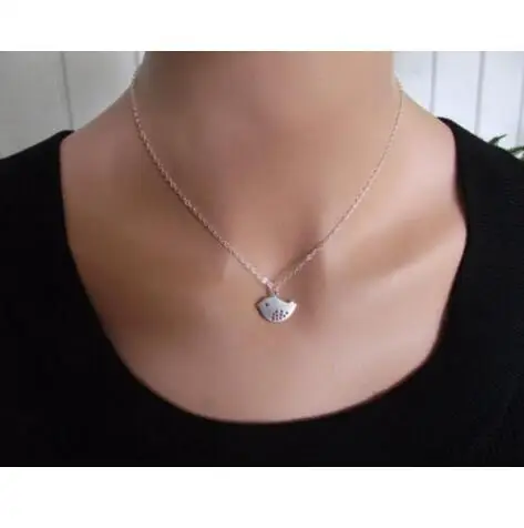 

na709 2018 Hot Sale Cute Women's Fashion Necklace Swallow Mothers Bird Necklace Best Friends For Girl's Gift
