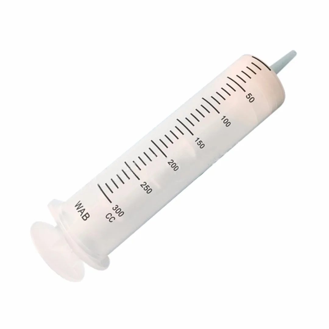 300ml Large Reusable Hydroponics Syringe Plastic Nutrient Sterile Health Syringe Tools Cat Feeding Accessories