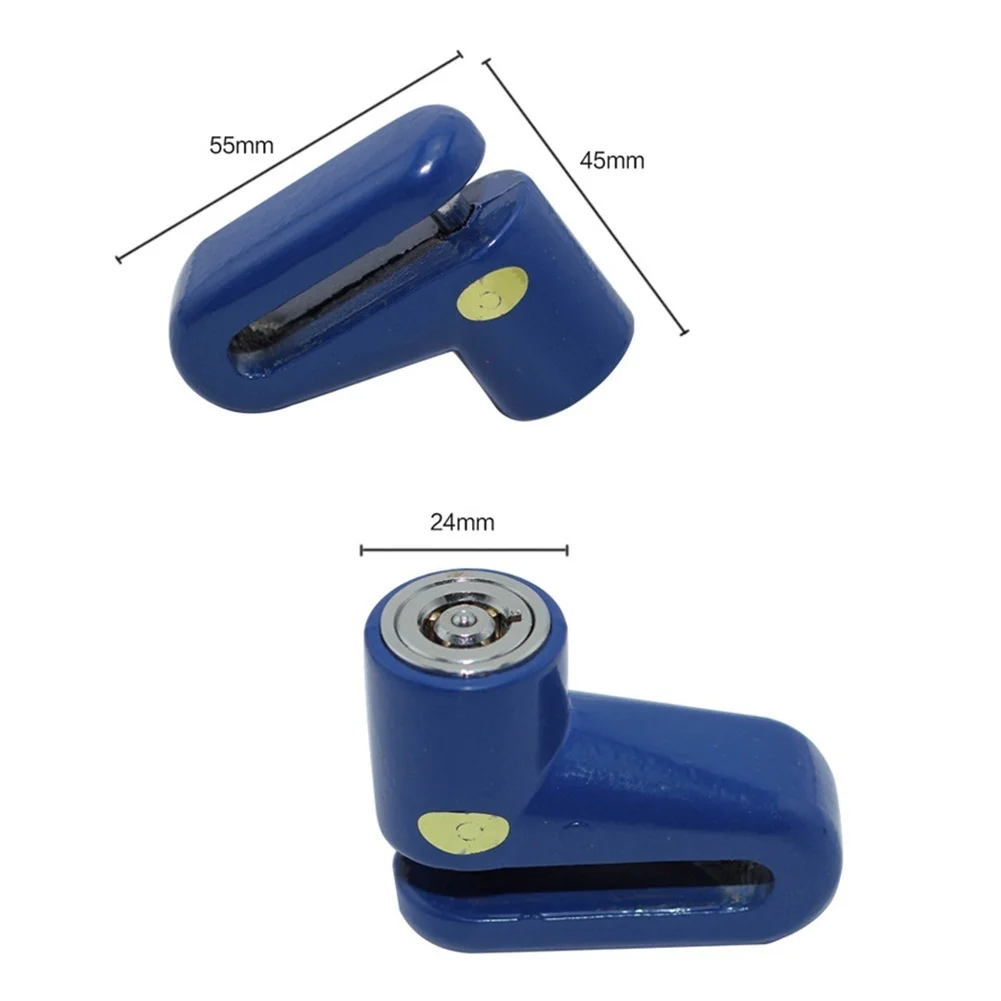 

Bicycle Disc Brake Bicycle Anti-Theft Lock Disc Brake Wheel Rotor Lock For Scooter Bicycles With Two Key Bicycle Locks