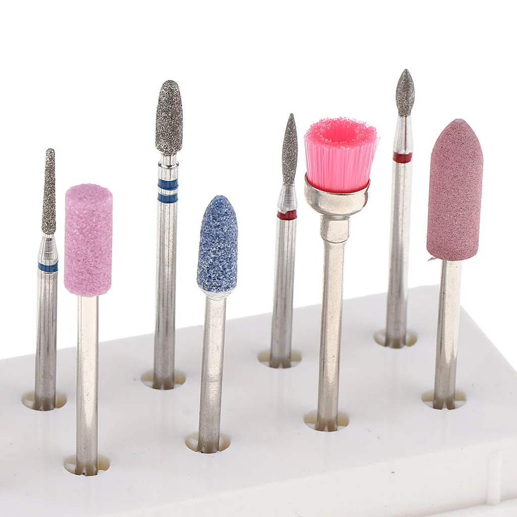 Replacement Electric Nail File Safety Drill Bits Coarse Tips - 10pcs Size Manicure Electric Machine Nail Art File Pen Supply