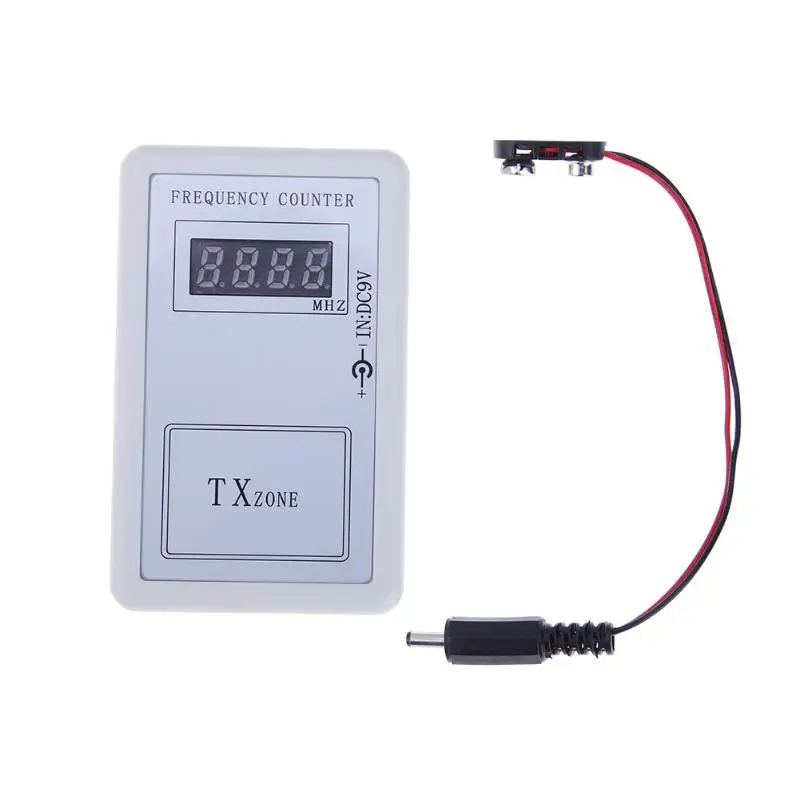 

DC7.5V-10V Remote Control Wireless Frequency Meter Counter for Car Auto Key Remote Control Detector Cymometer Power Supply Cable
