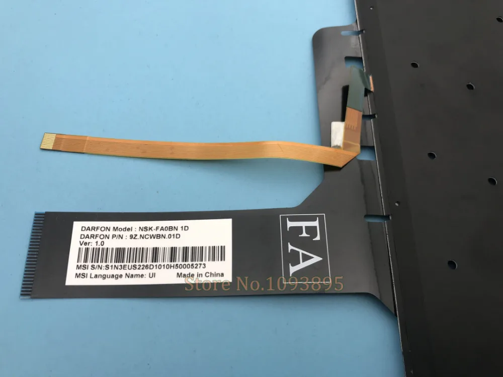 MSI GS60 US PART MODEL BACKLIT