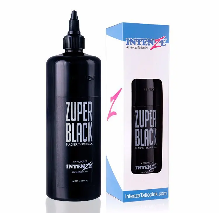 

New big bottle 12 OZ ZUPER BLACK tattoo ink 360ml