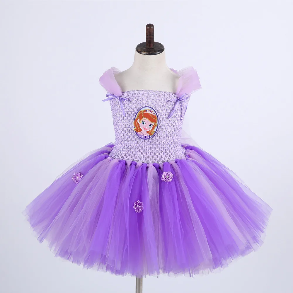 Girls Fluffy Tulle Tutu Dress