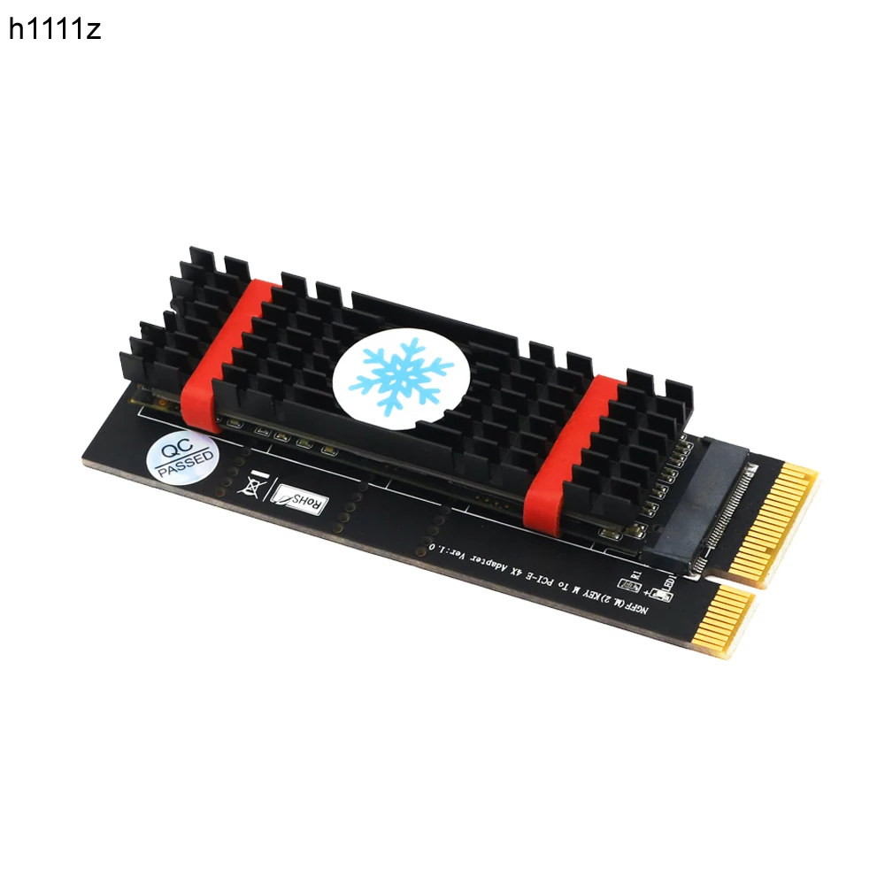 

H1111Z + черный M.2 SSD охлаждение M.2 NVMe SSD NGFF к PCIE 3,0 X4 адаптер M карта ключа поддержка PCI Express 3,0x4 2230-2280 Размер M.2