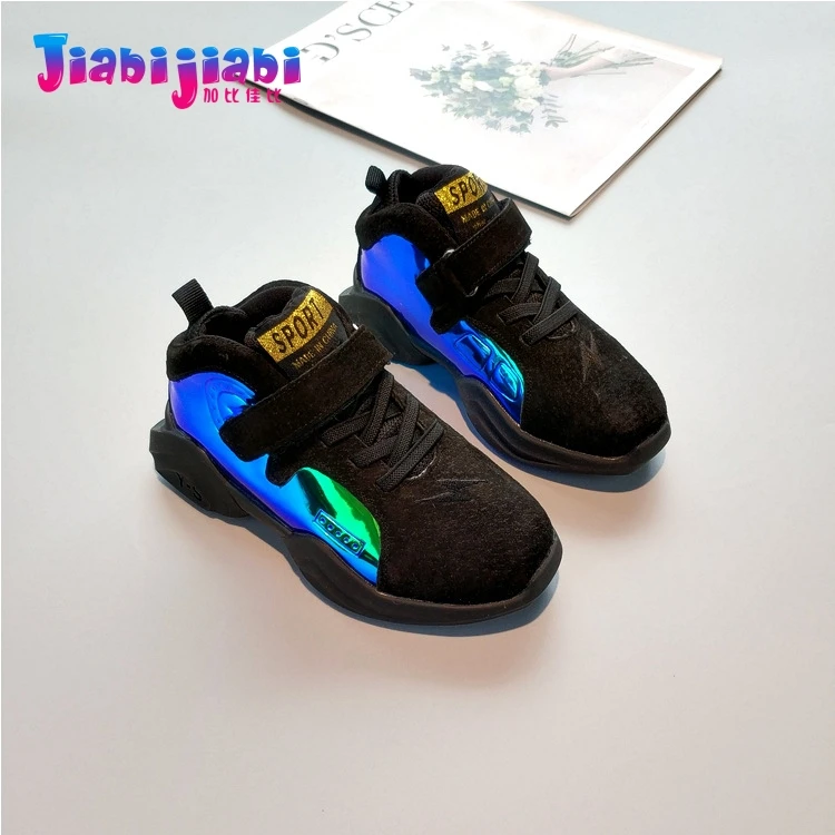 

Children Sneaker 3-12T winter Student Fashion Boys Girls Run Casual Shoes Baseball Tennis Toddler Kids Leather Sport Shoes 18327