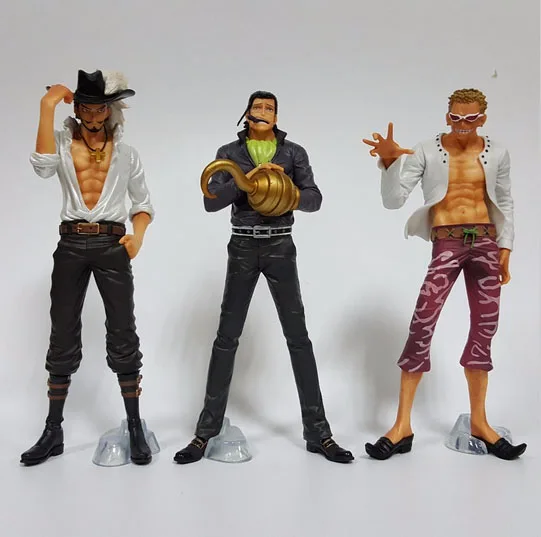 28 см Dracule Mihawk Sir Crocodile Donquixote фигурку ПВХ детский подарок игрушки кукла аниме модель