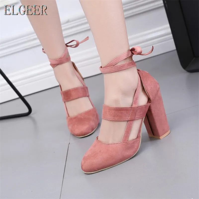 

Sexy Gladiator High Heels Spring New 8CM Women Pumps Wedding Dress Shoes Woman Valentine Stiletto High Heels Shoes