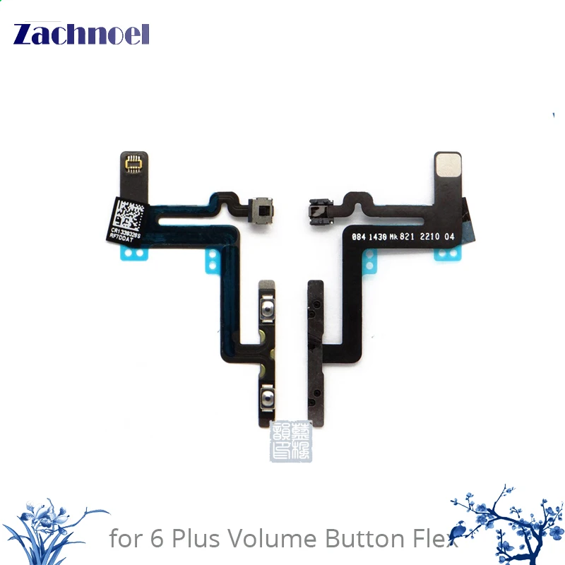 10pcs Repair Parts Volume Flex Cable for iPhone 6plus Menu Button Switch on Off Connector Parts