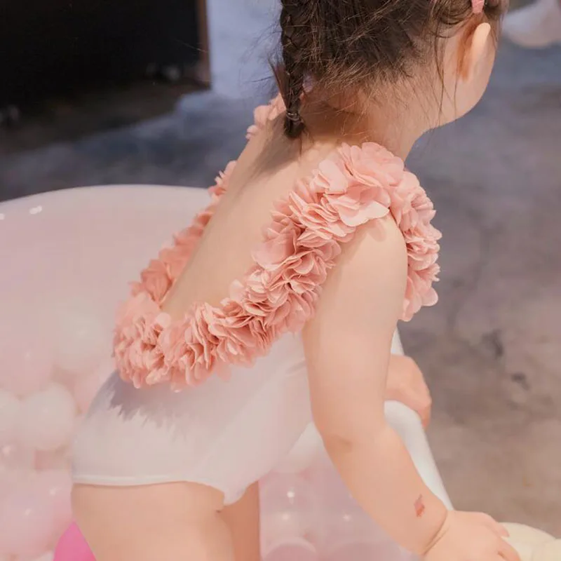 Купальный костюм с цветами для мамы и дочки одинаковые купальники семьи