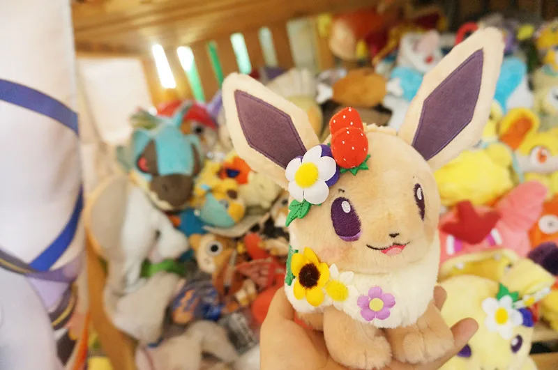 2019New аутентичная японская аниме игра 2 шт. Пикачу и еивуи Пасхальная Eevee плюшевые куклы мягкие игрушки ограниченная плюшевая кукла игрушка