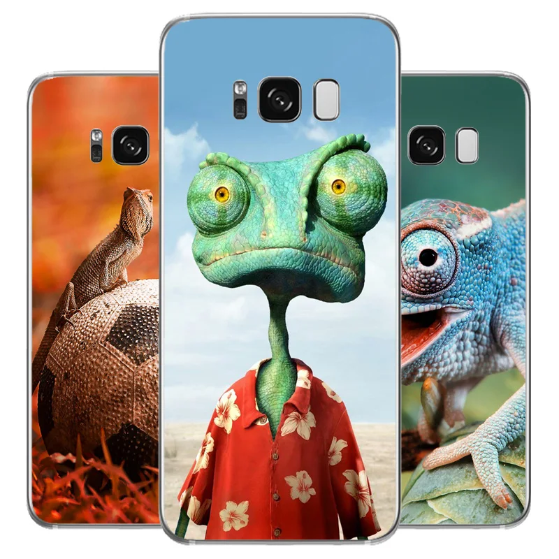 DREAMFOX N126 броши в виде ящерицы Мягкий силиконовый чехол из ТПУ для samsung Galaxy Note S 3 4 5 6 7