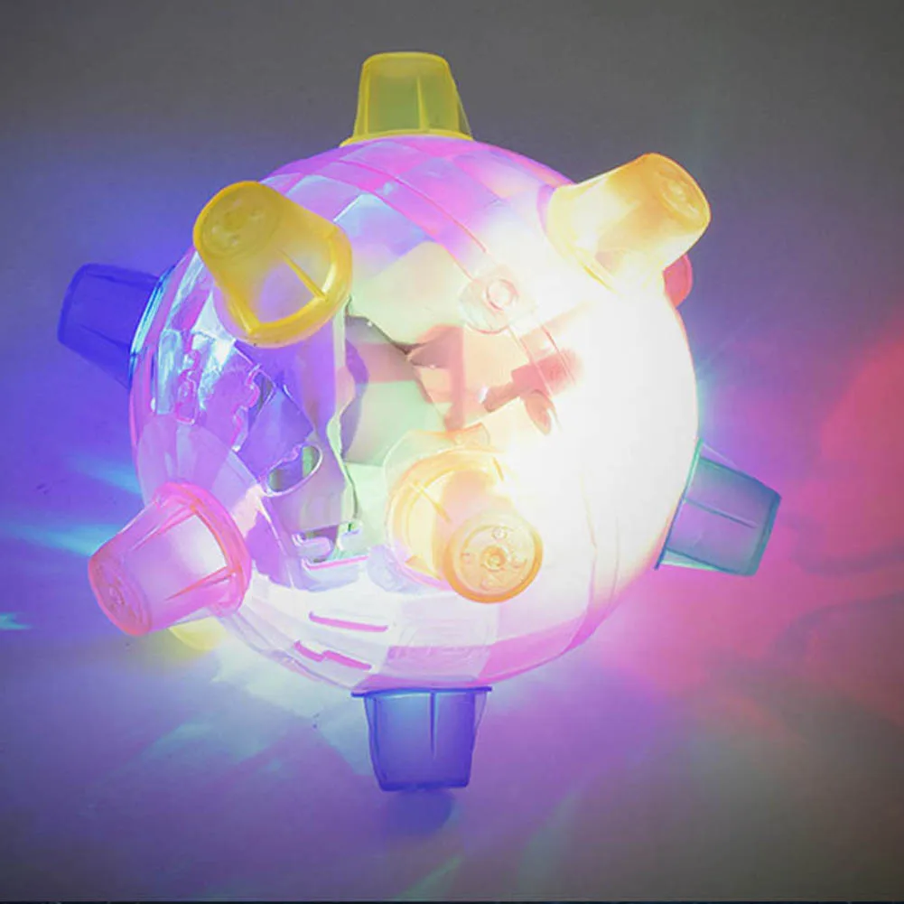 Random Color Led Dancing Ball Flashing Light Jumping Music Bouncing Balls font b Toys b font