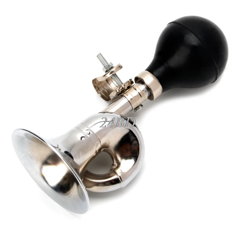 Bicycle Retro Air Horn Bell Trumpet Rubber Squeeze Bulb Crisp Bike