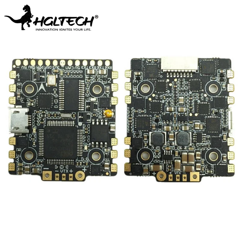 

HGLRC F4 Zeus Flytower STM32 F405 Flight Controller AIO OSD BEC PDB Black Box 15A BLheli_S 4 In 1 ESC VS Betaflight RC Racing