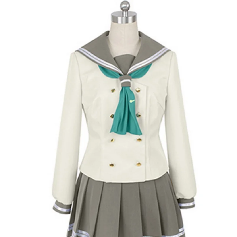 Lovelive sunshine Aqours Tsushima Yoshiko Косплей Костюм японского аниме Love live Girl Sailor Школьная форма