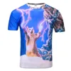 Funny Lion Print T-Shirt 3