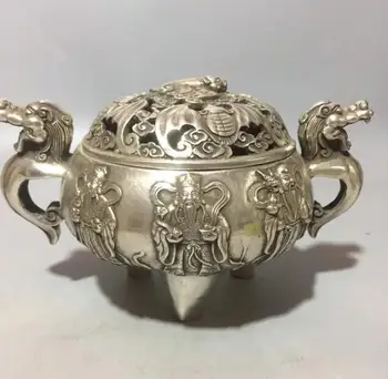 

Beautifully carved bronze dragon incense burner