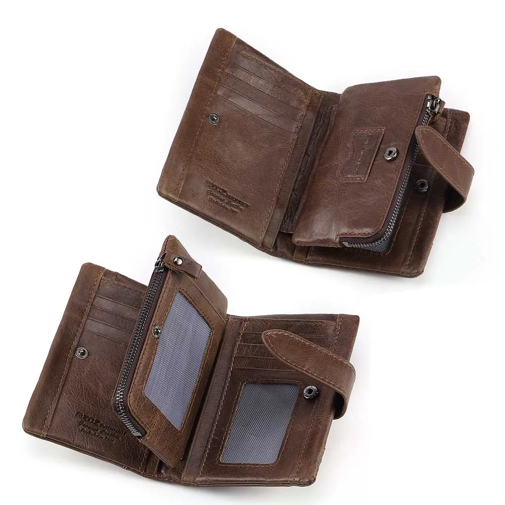 

Genuine Leather Men Long Wallet Female Portomonee Walet Man luxury Fashion ID Credit Card Holder Clutch Hasp Coin Purse Pocket