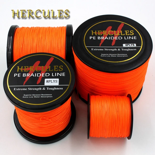 Hercules Black 100m-2000m 6lb-300lb PE Extreme 4 8 Strands