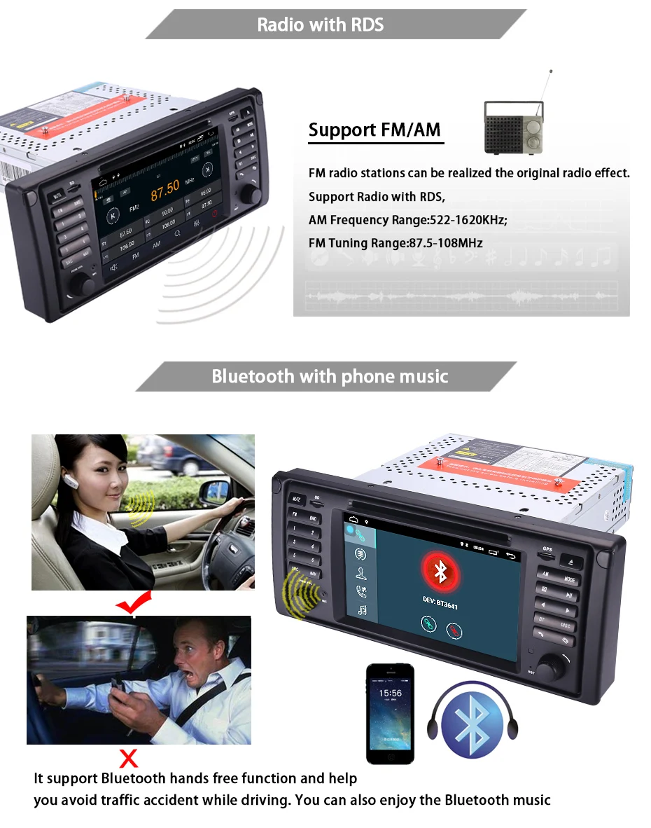 Android 9,0 автомобильный gps-навигатор для BMW E39 5 серии Range Rover 2002-2005 Wifi 3g Bluetooth радио управление рулем