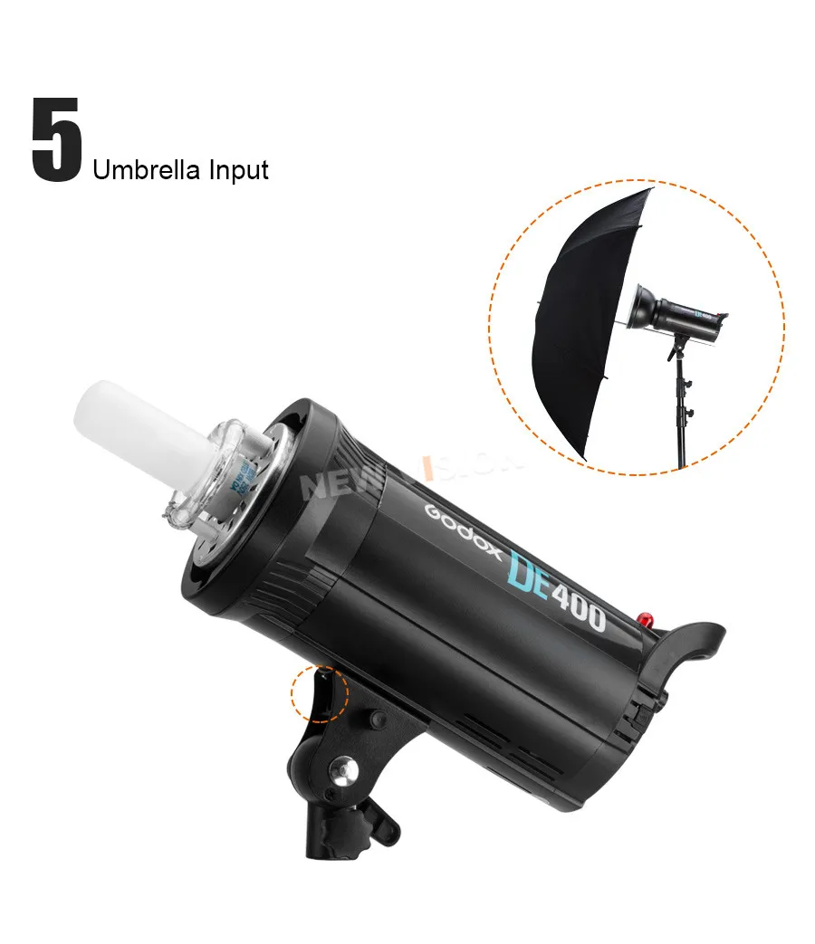 Godox DE400 400Ws Bowens Mount Studio Photo Flash Стробоскопическая осветительная головка 220V