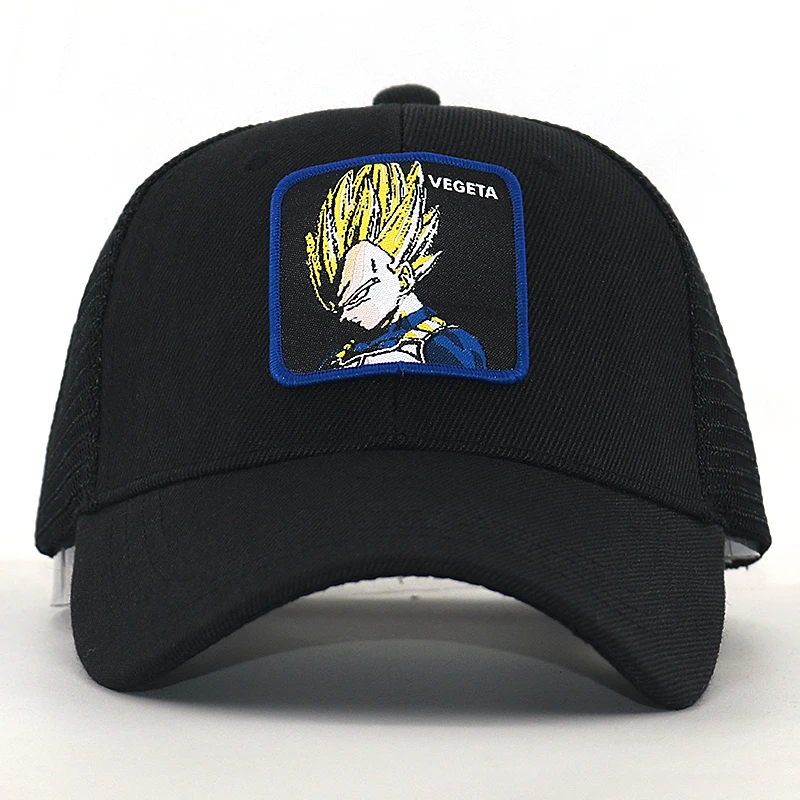 Бренд MAJIN VEGETA Dragon Ball сетчатая бейсболка для лета бейсболка из хлопка для мужчин и женщин хип хоп папа шляпа Прямая доставка