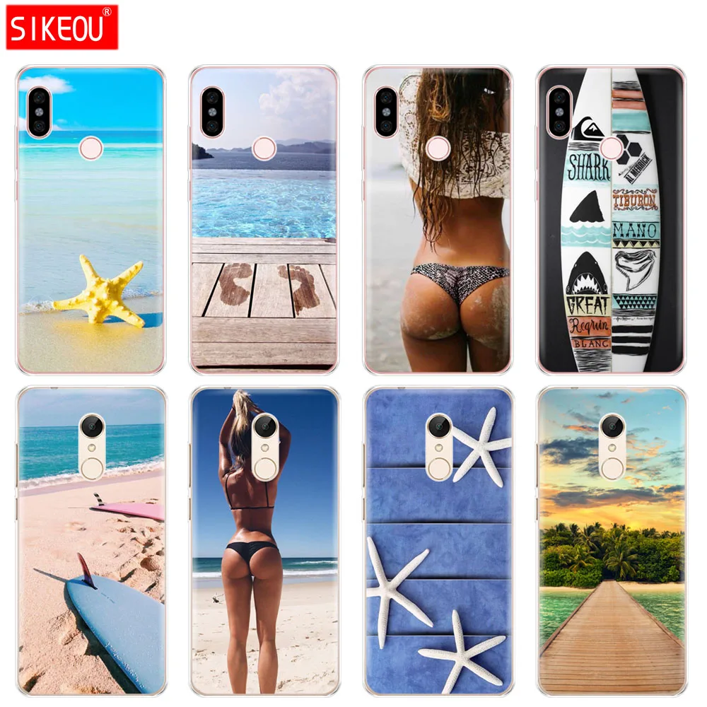 Силиконовый чехол для телефона Xiaomi redmi 5 4 1s 2 3 3s pro PLUS note 4X 4A 5A Let's go to the beach |