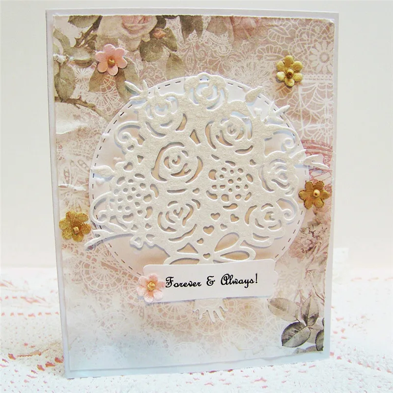 

CJCrafts Wedding Dies Dies Scrapbooking Metal Cutting for 2019 Die Cuts for Card Making Box Card Die