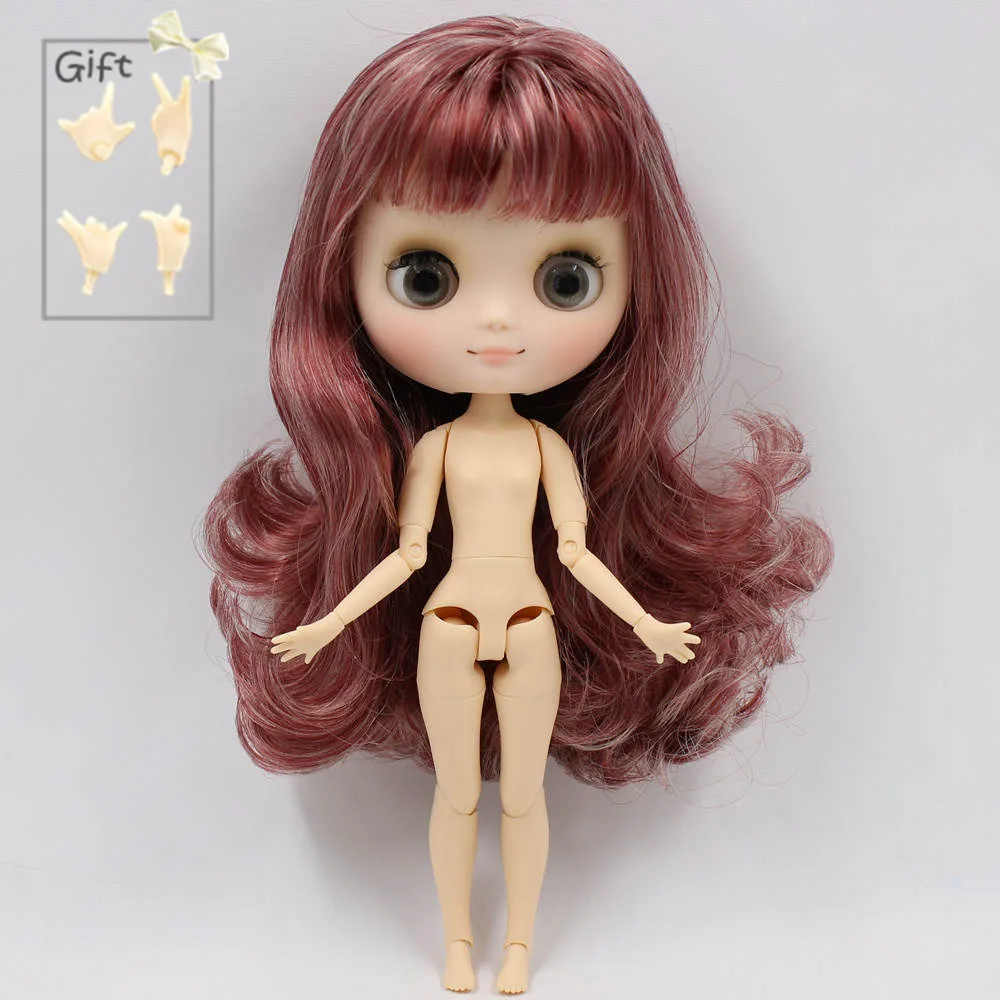 Кукла Blyth Nude Middie № 3, ручная кукла, набор в подарок, подходит для сменной игрушки, 1/8 шарнирная кукла нео - Цвет: matte face