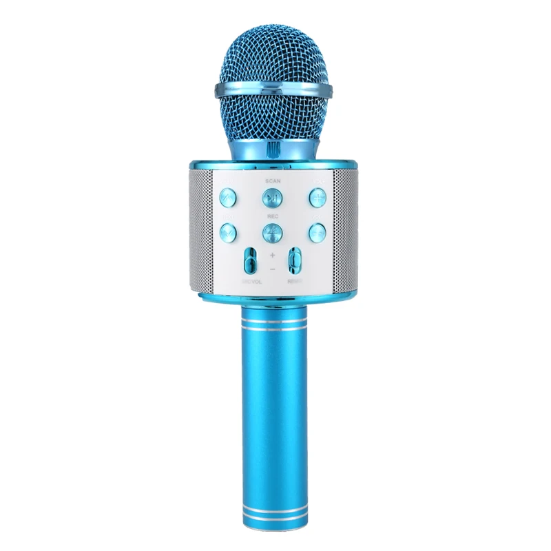 

WS 858 wireless microphone professional condenser karaoke mic bluetooth stand radio mikrofon studio recording studio WS858