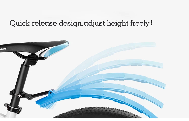 GUB 2 шт Складные велосипедные крылья с задним фонарем быстросъемные MTB передние задние брызговики велосипедные части велосипедные крылья