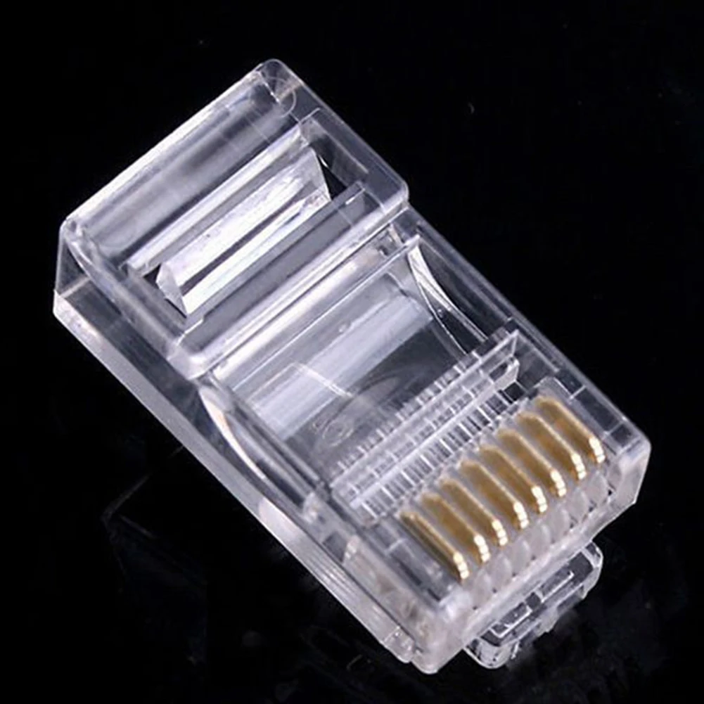 

25Pcs PC Network Plugs Set 25X RJ45 RJ-45 CAT5 Modular Plug Network Connector for Cat5 Cat5e Cat6 Cable Wholesale #20