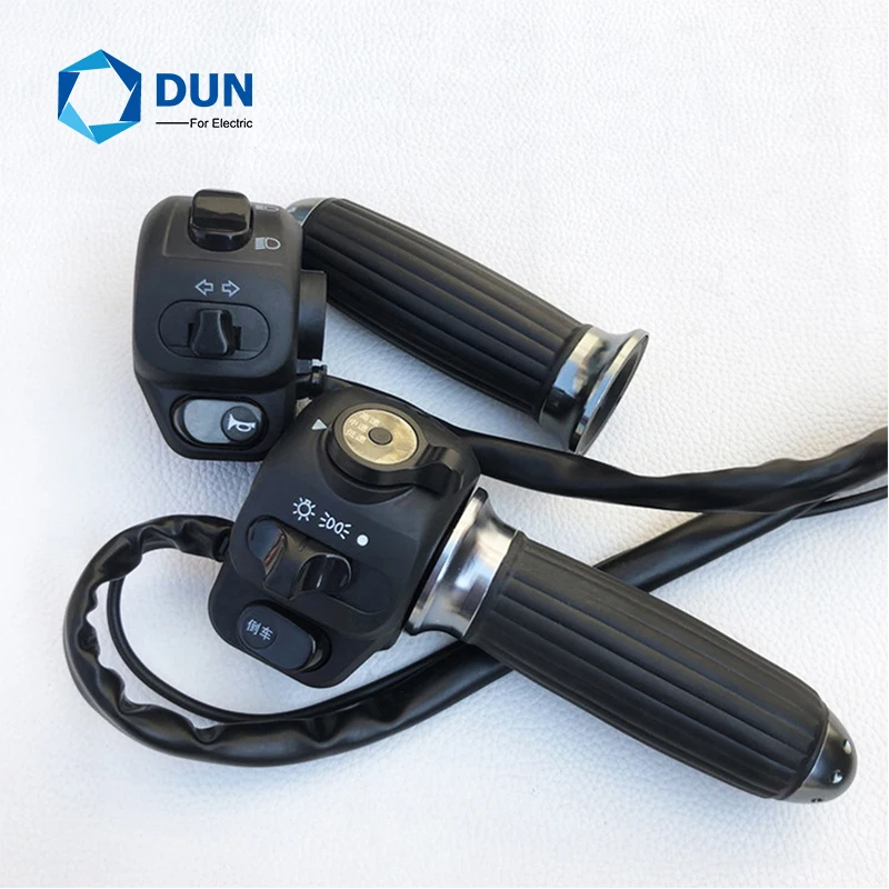 

Hall type Twist throttle Set with three speed gear/reverse/light function for electric scooter