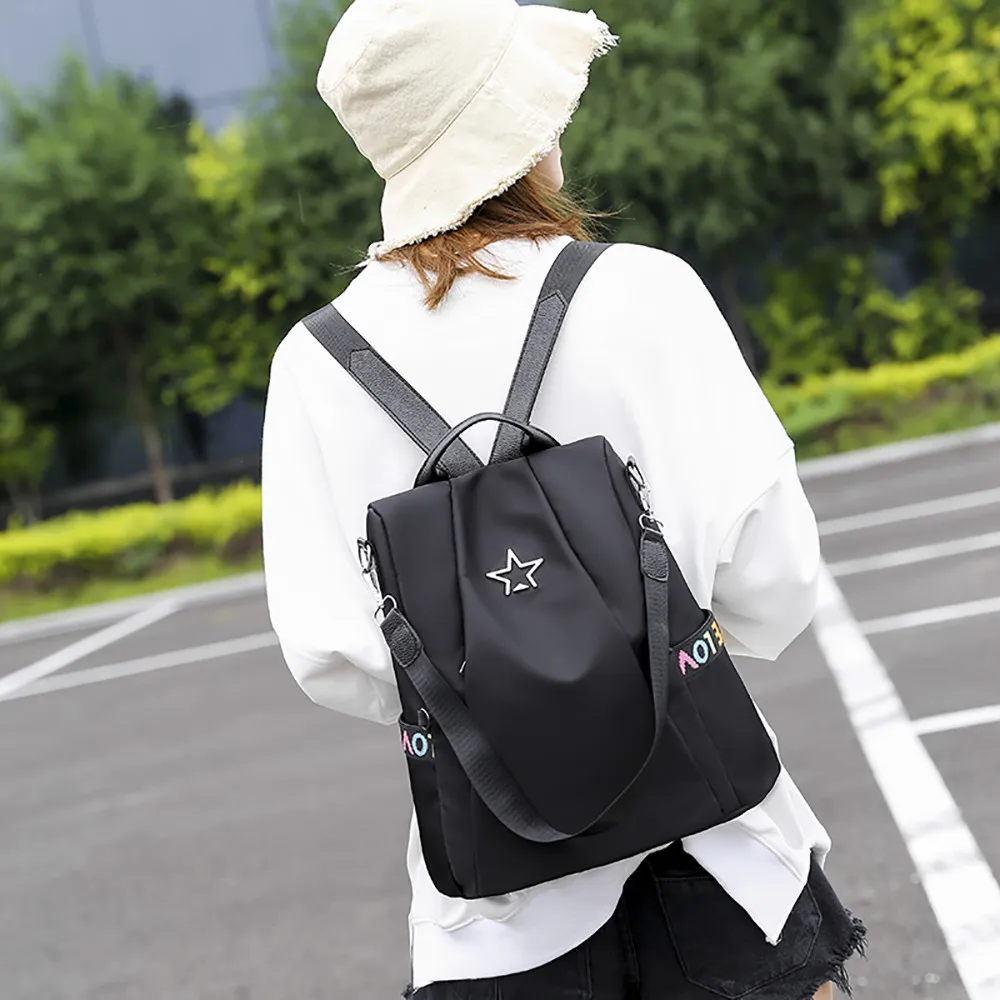 

Shoulder Bag Anti-theft Backpack Bag Personality Wild Oxford Cloth Small Backpack Bags For Women Mochila Feminina *2
