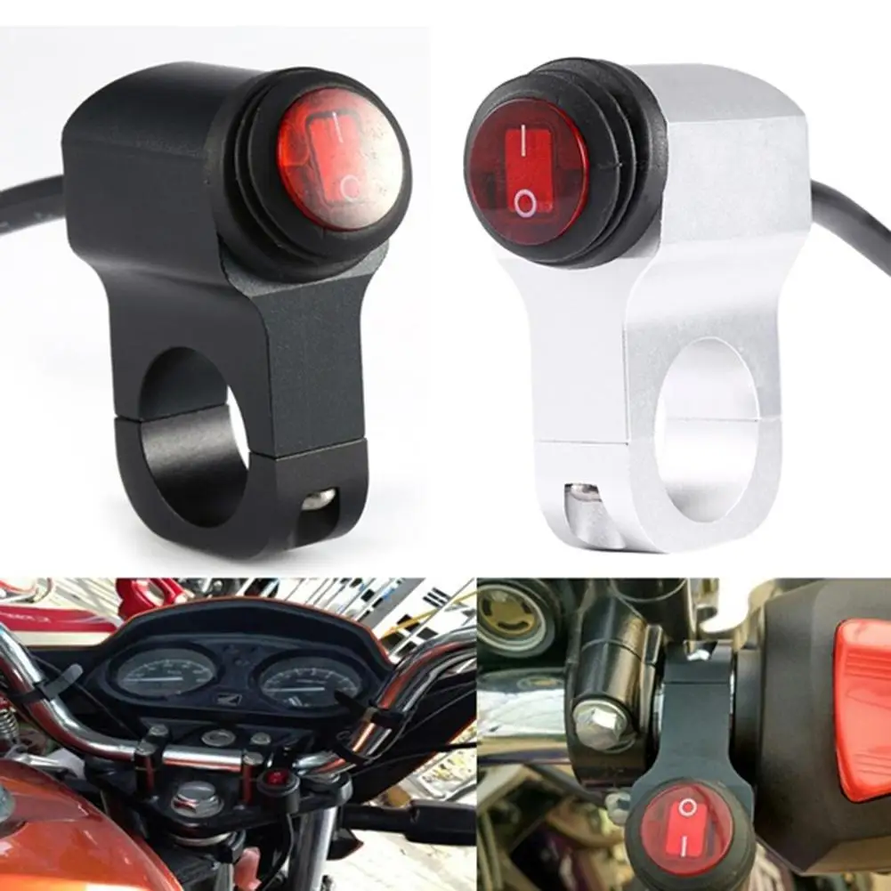 

12V 16A Waterproof Motorcycle Handlebar Headlight Fog Spot Light On Off Switch
