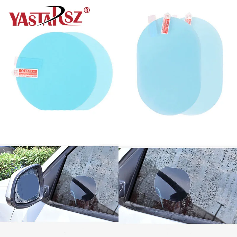 

1pcs Car Rearview Mirror Protective Film Motorcycle Window Rainproof Auto Clear Sticker Anti Fog Membrane Waterproof For audo