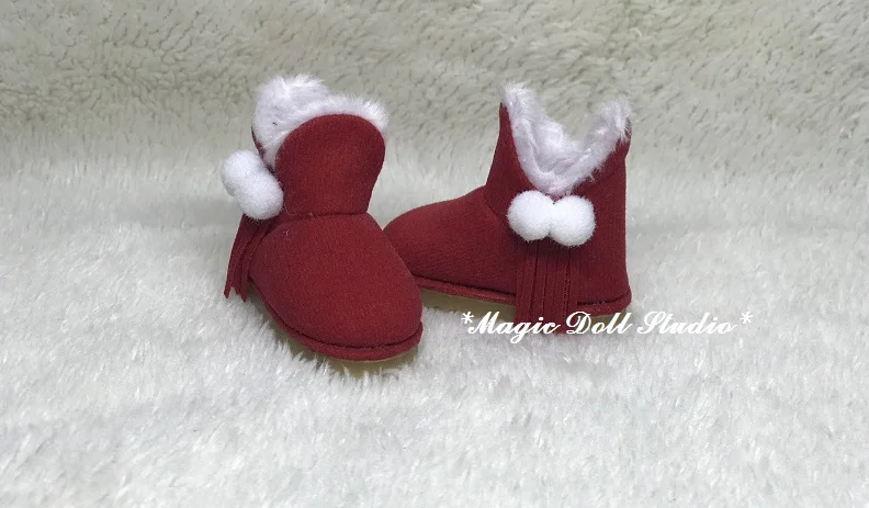 [Mg588] Новая 1:6 Весы BJD куклы Обувь# зимние сапоги с мячом для 1:6 Весы BJD кукла Обувь для розничной торговли