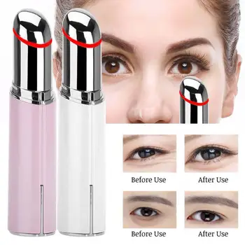 

New Lipstick Shape Electric Eyes Massager Heating Micro-current Wrinkles Removing Anti-aging Beauty Tools