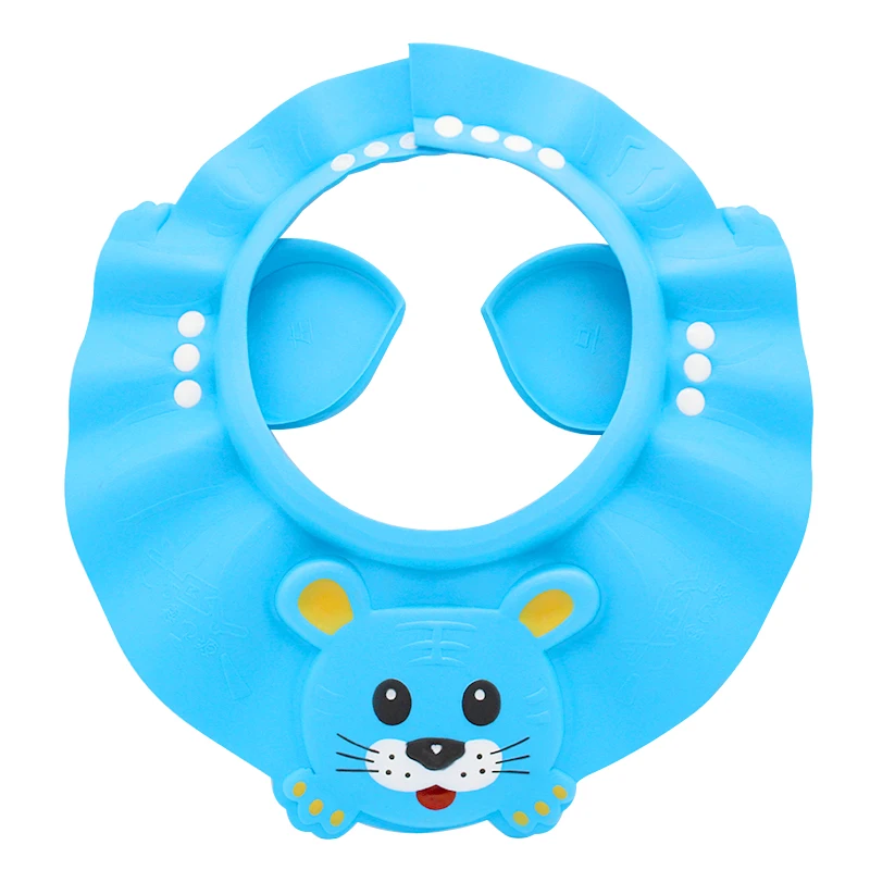 

Baby Shampoo Cap Adjustable Waterproof Ear Protection Children Shampoo Cap Eva Bath Cap