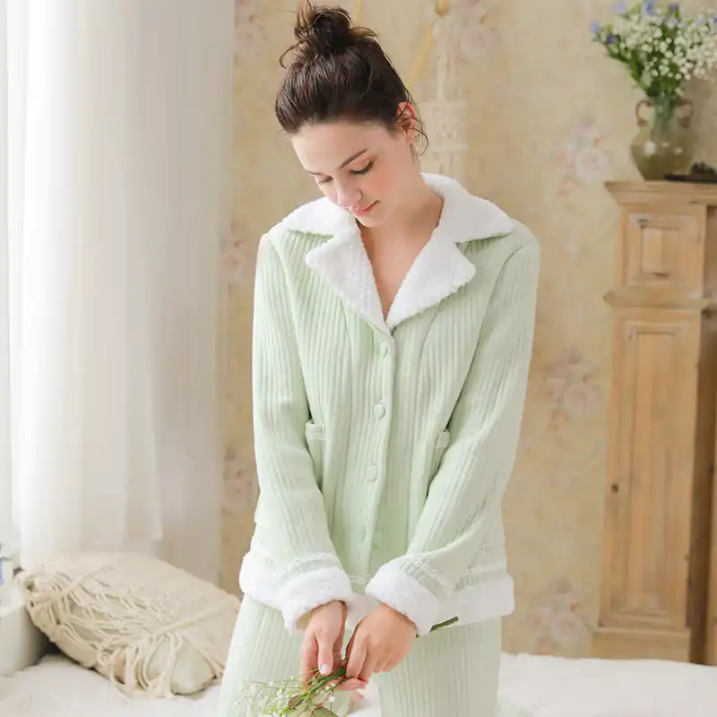 woolen velvet night suit