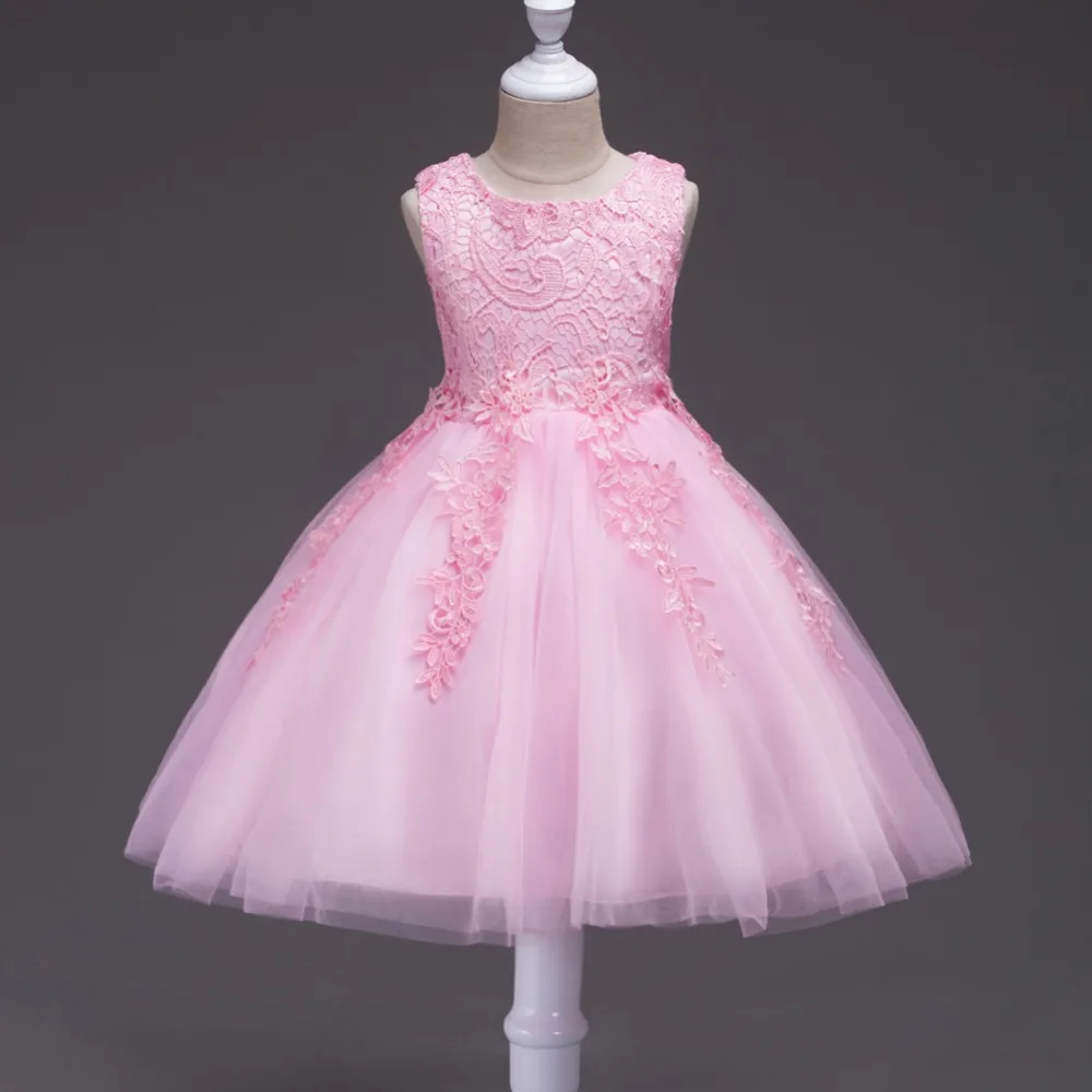 Принцесса платье для танцев для девочек сценический одежда платье для танцев es Костюмы для восточных танцев для детей 5 цветов D0073 Sheer Хем аппликации