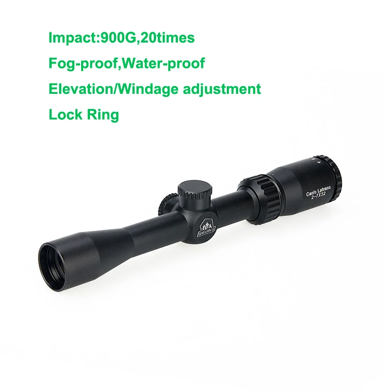 Тактический прицел 2 7x32 для охоты gz10303|scope optics|riflescope 2-7x32scope crosshairs |